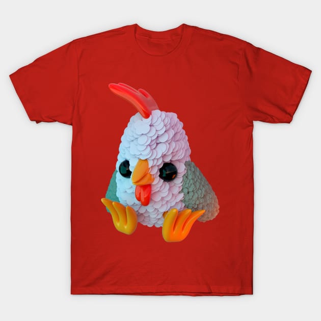 Sit Chicken Sit T-Shirt by fakeface